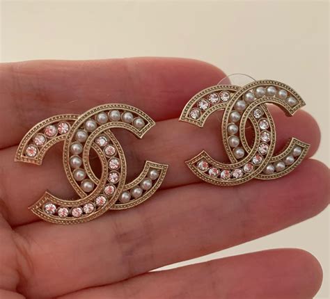 how can i tell if my chanel earrings are real|chanel earrings authenticity check.